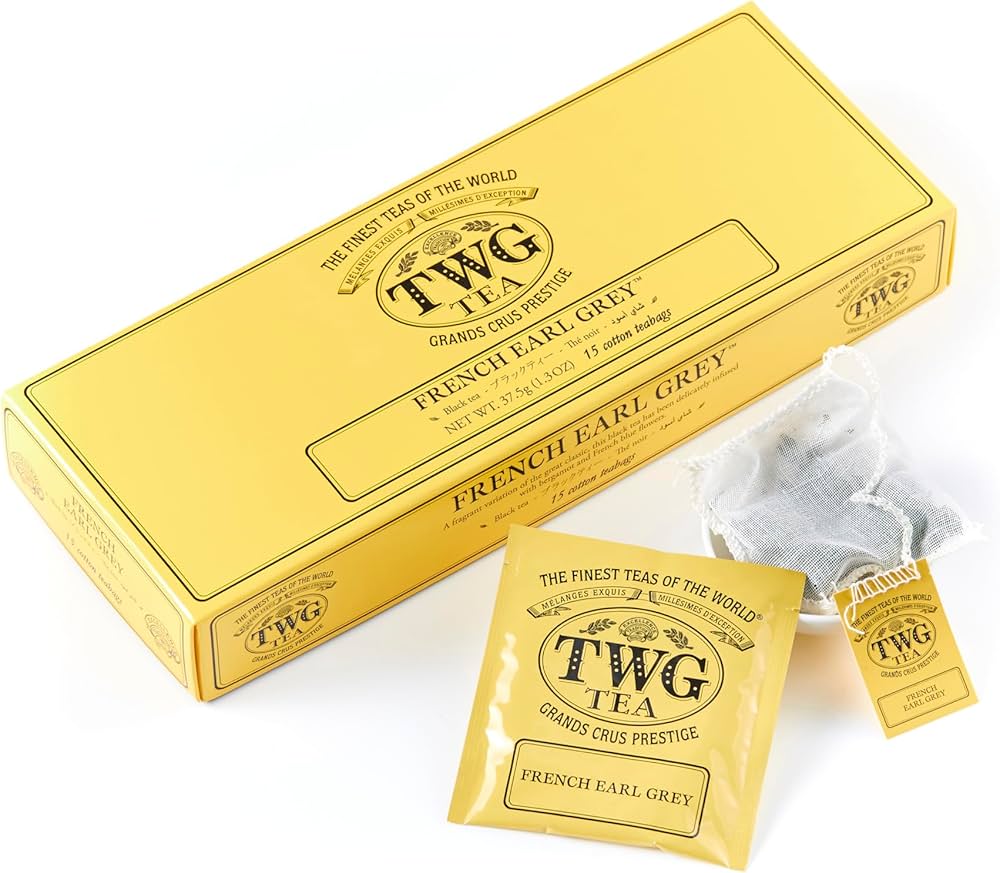 TWG Tea | French Earl Grey | Black Tea | Citrus Fruits & Blue